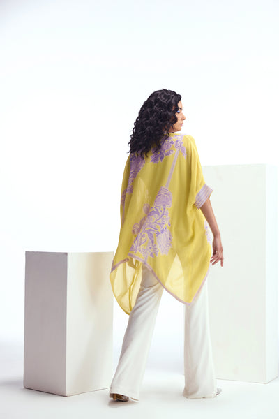 Namrata Joshipura Cerelia Handkerchief Hem Tunic indian designer wear online shopping melange singapore