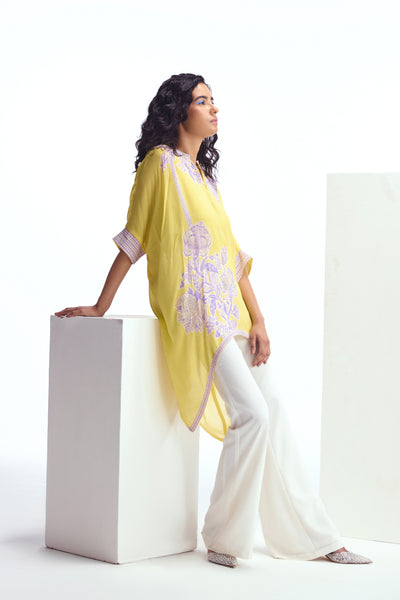 Namrata Joshipura Cerelia Handkerchief Hem Tunic indian designer wear online shopping melange singapore