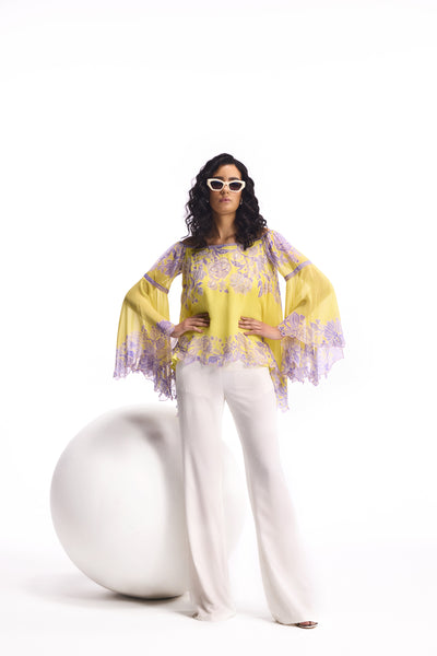 Namrata Joshipura Cerelia Off  Shoulder Top indian designer wear online shopping melange singapore