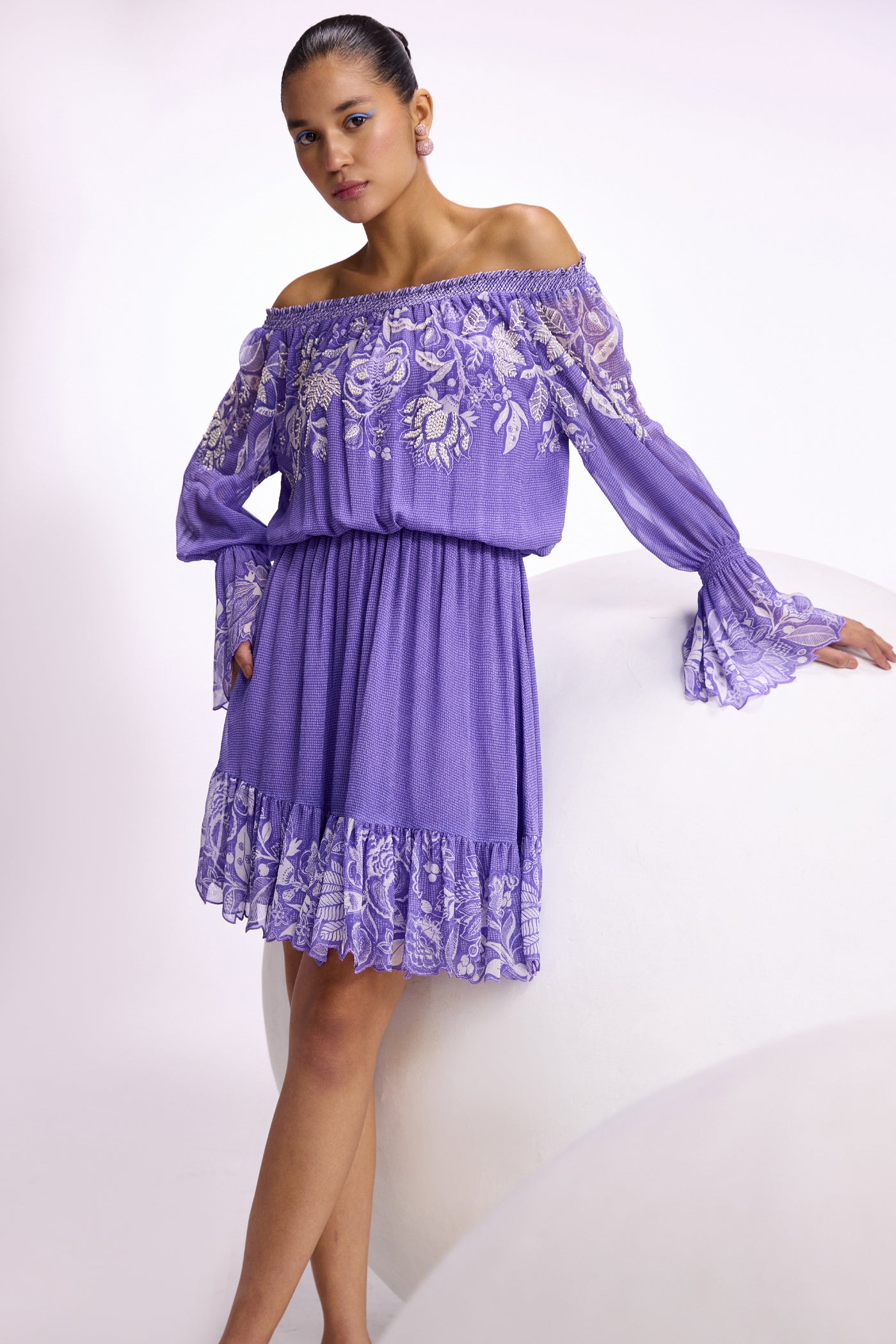 Namrata Joshipura Cerelia Pearl Bardod Dress indian designer wear online shopping melange singapore
