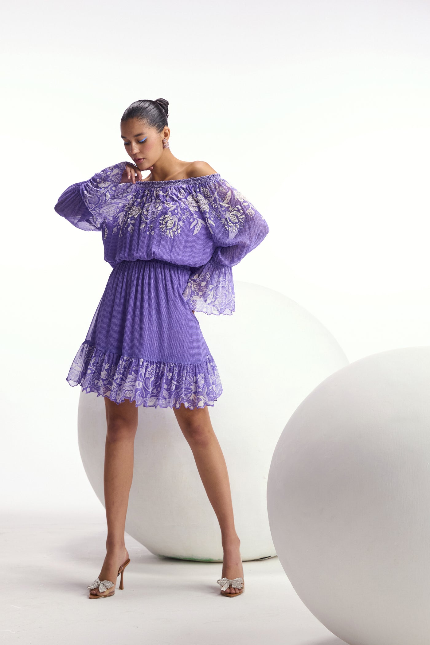 Namrata Joshipura Cerelia Pearl Bardod Dress indian designer wear online shopping melange singapore