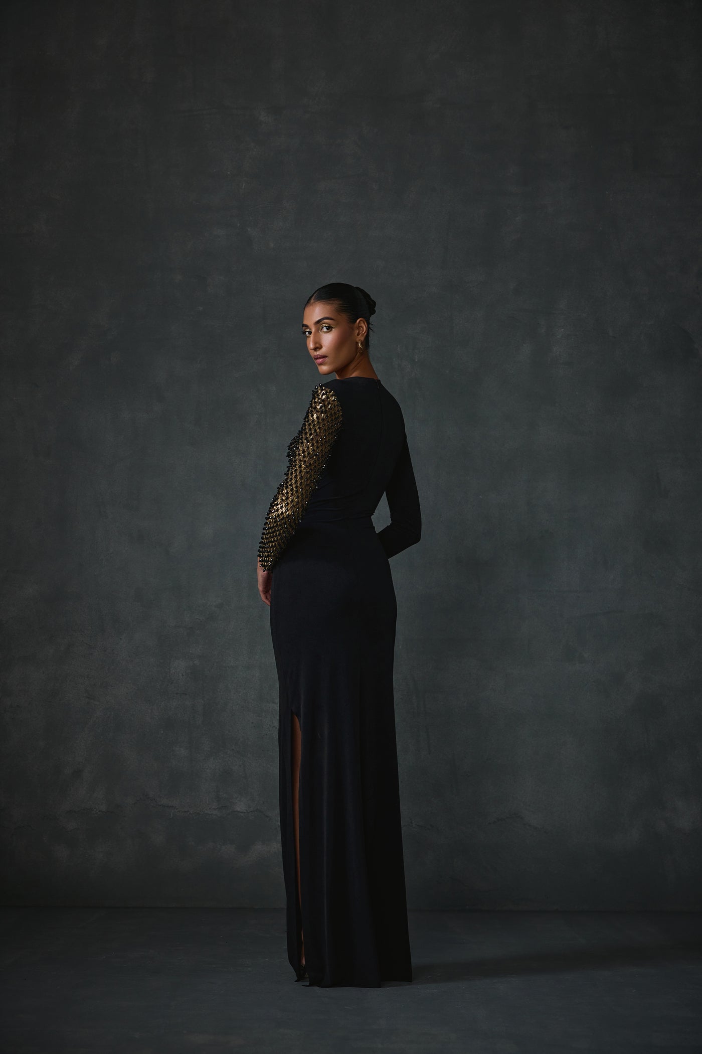 Namrata Joshipura Dazzling Fitted Gown indian designer wear online shopping melange singapore