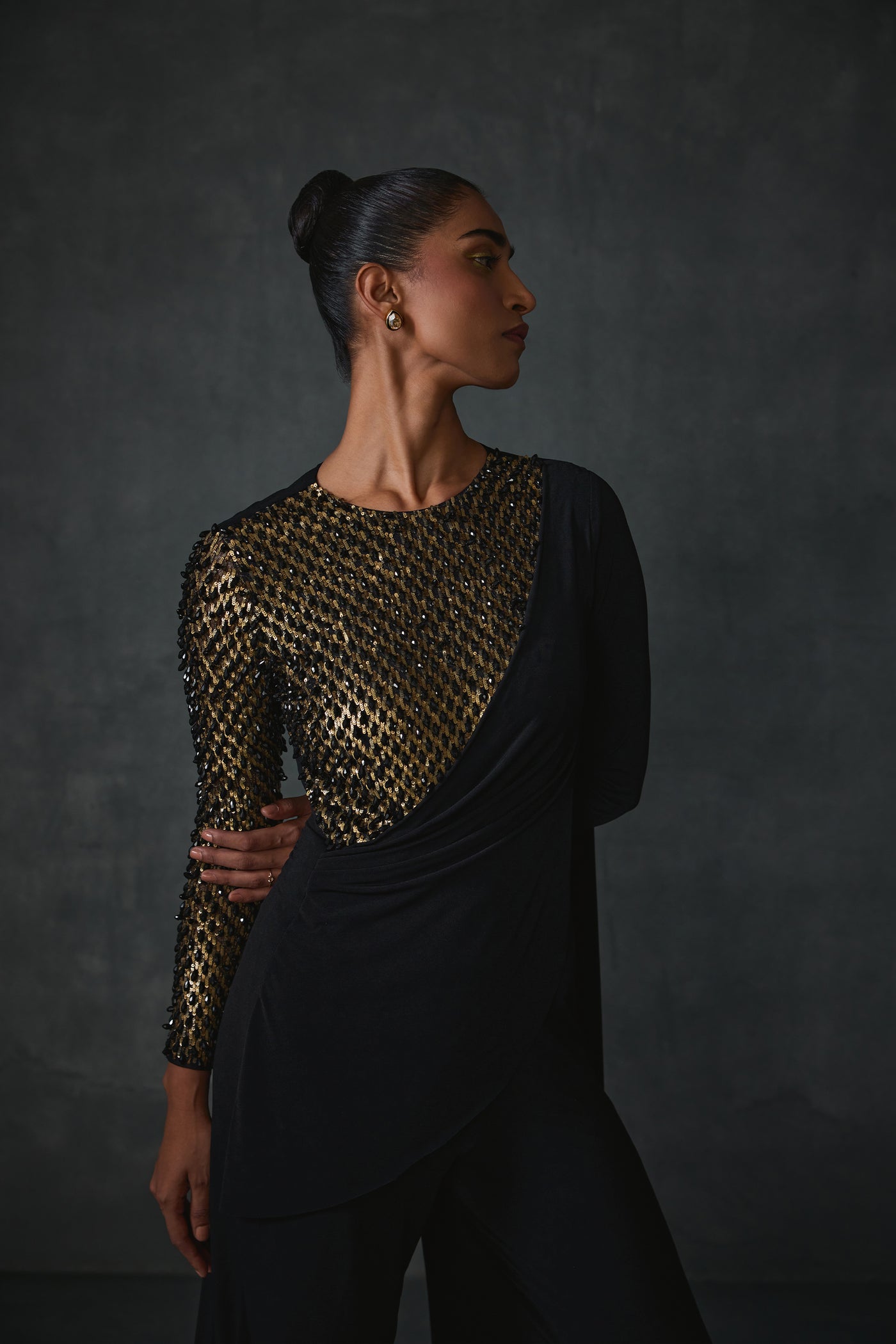 Namrata Joshipura Dazzling Jumpsuit indian designer wear online shopping melange singapore