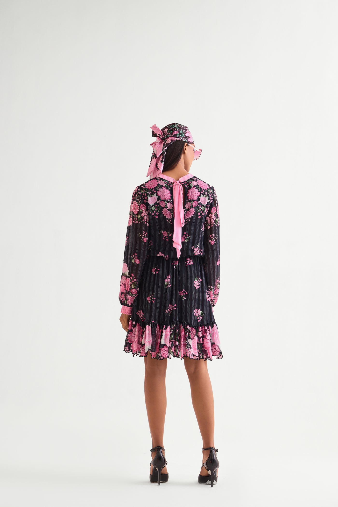 Namrata Joshipura Floret Boho Back Tie Dress indian designer wear online shopping melange singapore