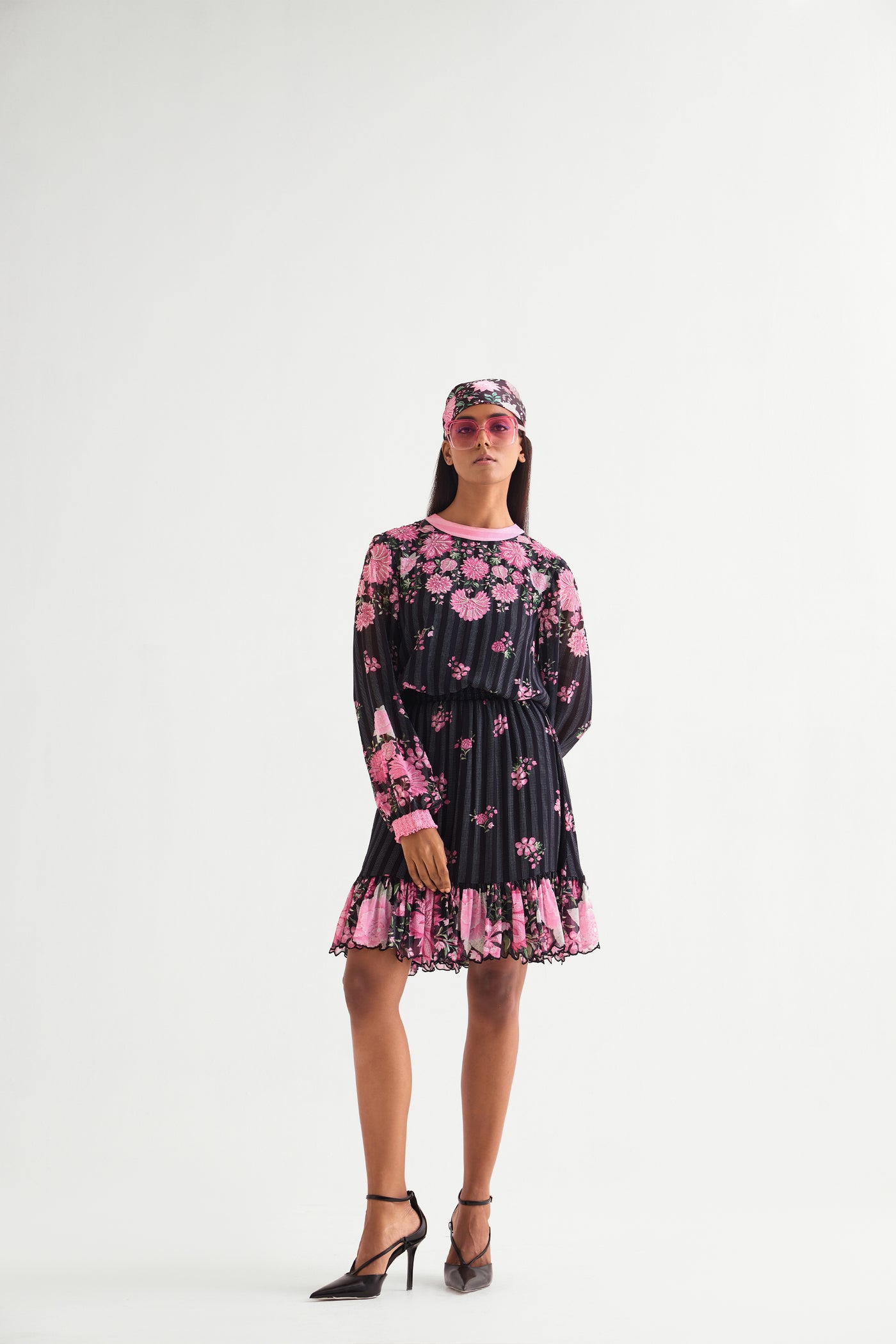 Namrata Joshipura Floret Boho Back Tie Dress indian designer wear online shopping melange singapore