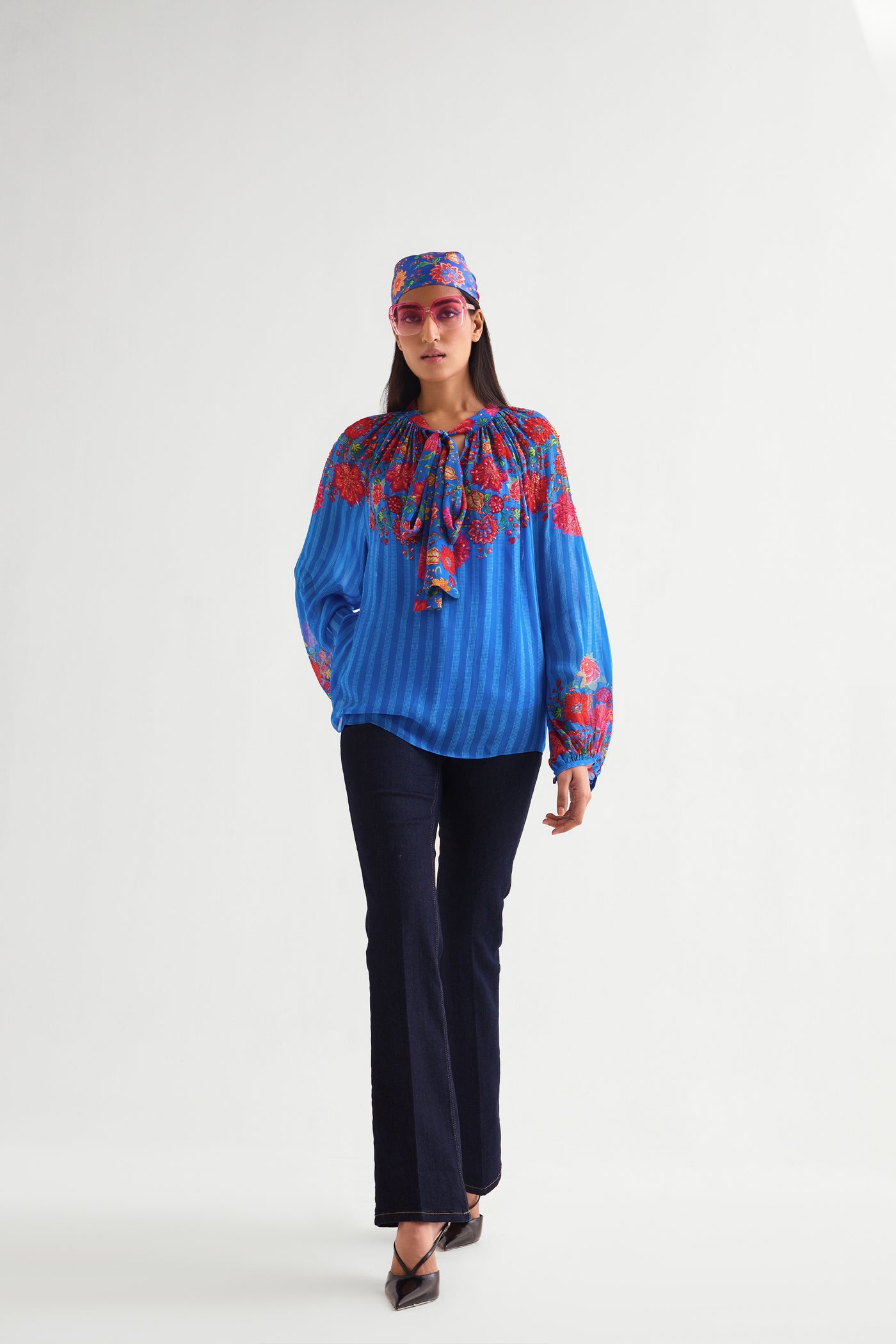 Namrata Joshipura Floret Boho Top indian designer wear online shopping melange singapore