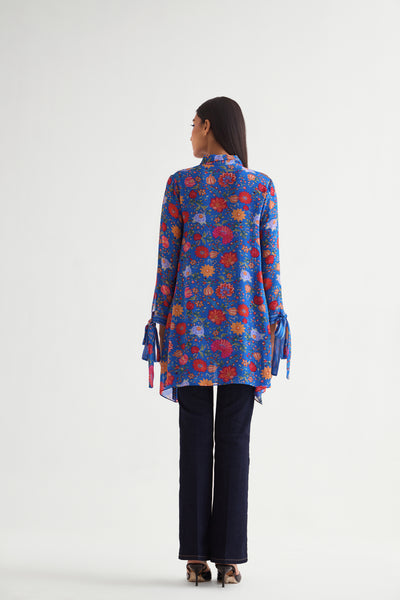 Namrata Joshipura Floret Boxy Shirt Tunic indian designer wear online shopping melange singapore