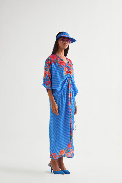 Namrata Joshipura Floret Drawstring Dress indian designer wear online shopping melange singapore