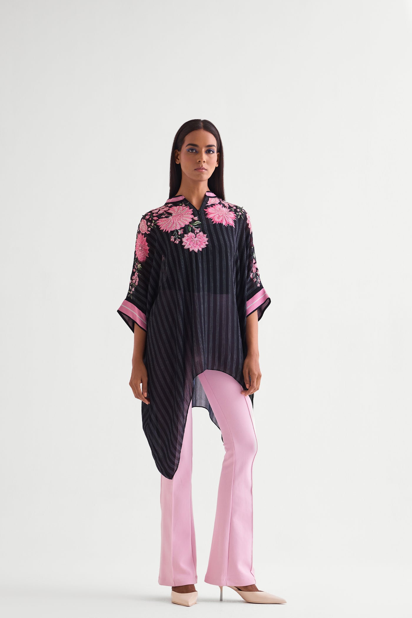 Namrata Joshipura Floret Handkerchief Tunic indian designer wear online shopping melange singapore
