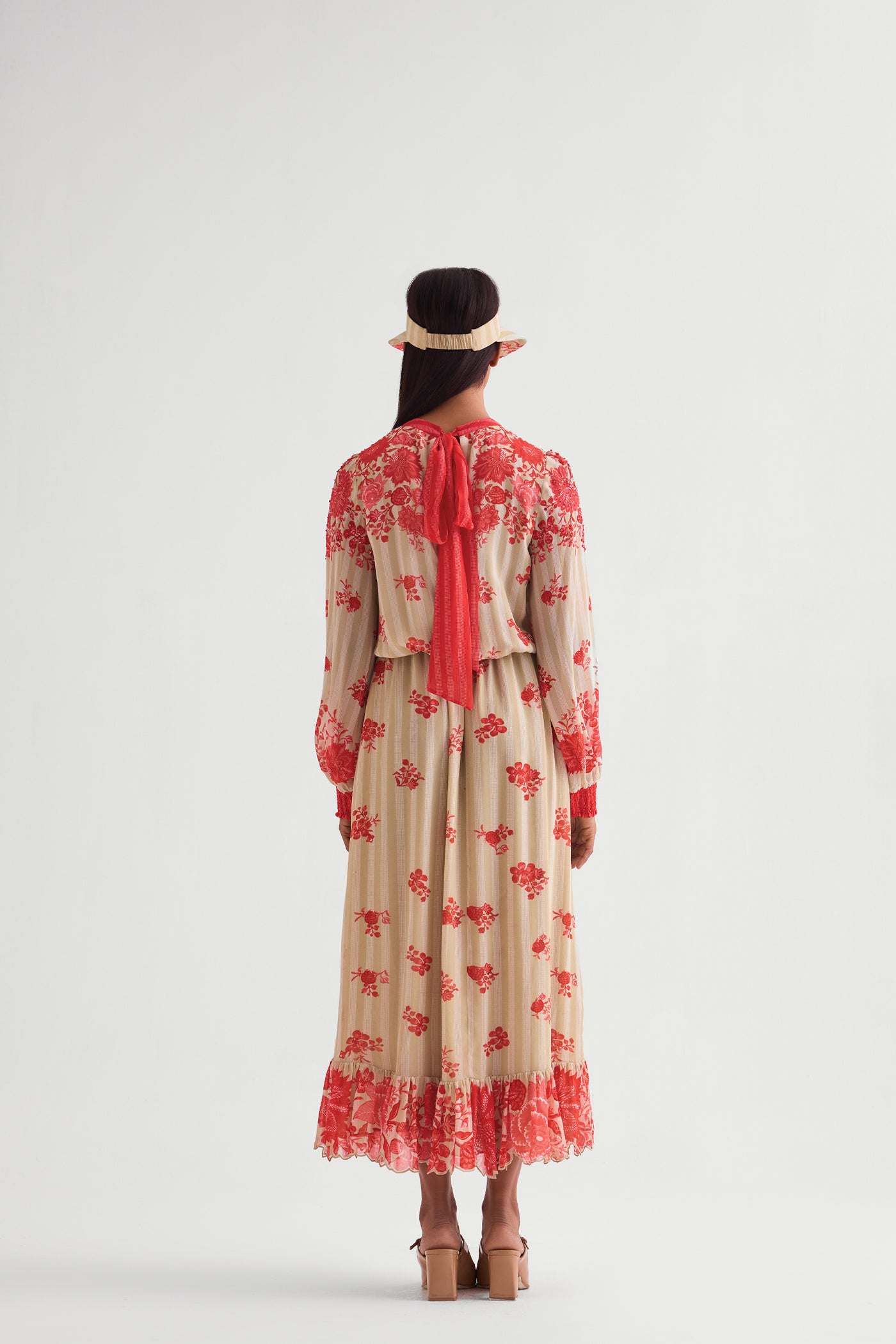 Namrata Joshipura Floret Long Boho Dress indian designer wear online shopping melange singapore