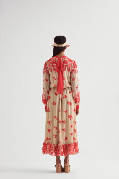 Namrata Joshipura Floret Long Boho Dress indian designer wear online shopping melange singapore