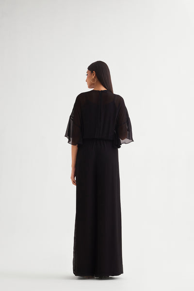Namrata Joshipura Honey Bee Side Frill Jumpsuit indian designer wear online shopping melange singapore