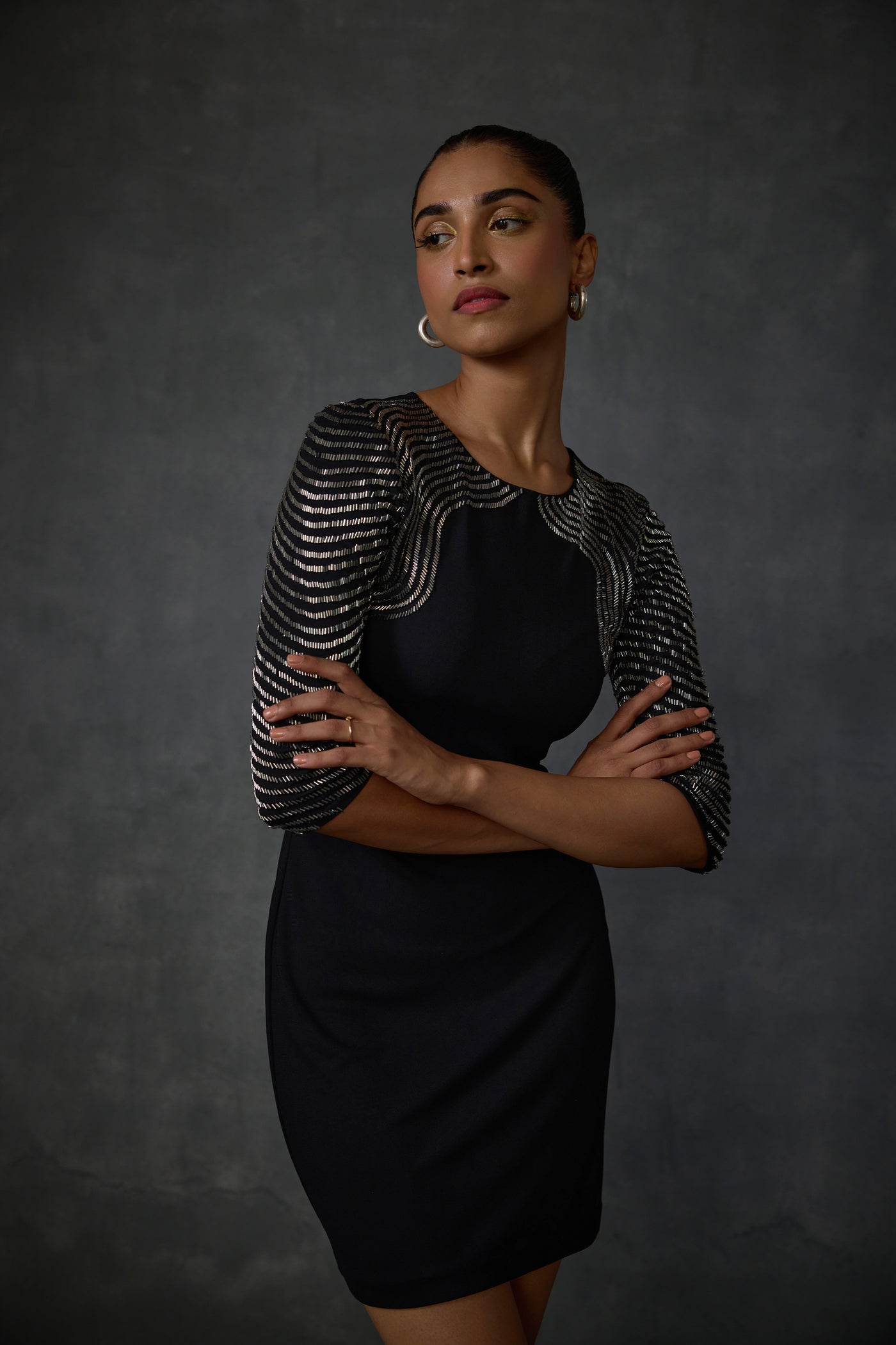 Namrata Joshipura Illumaris Shift Dress indian designer wear online shopping melange singapore