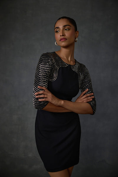 Namrata Joshipura Illumaris Shift Dress indian designer wear online shopping melange singapore