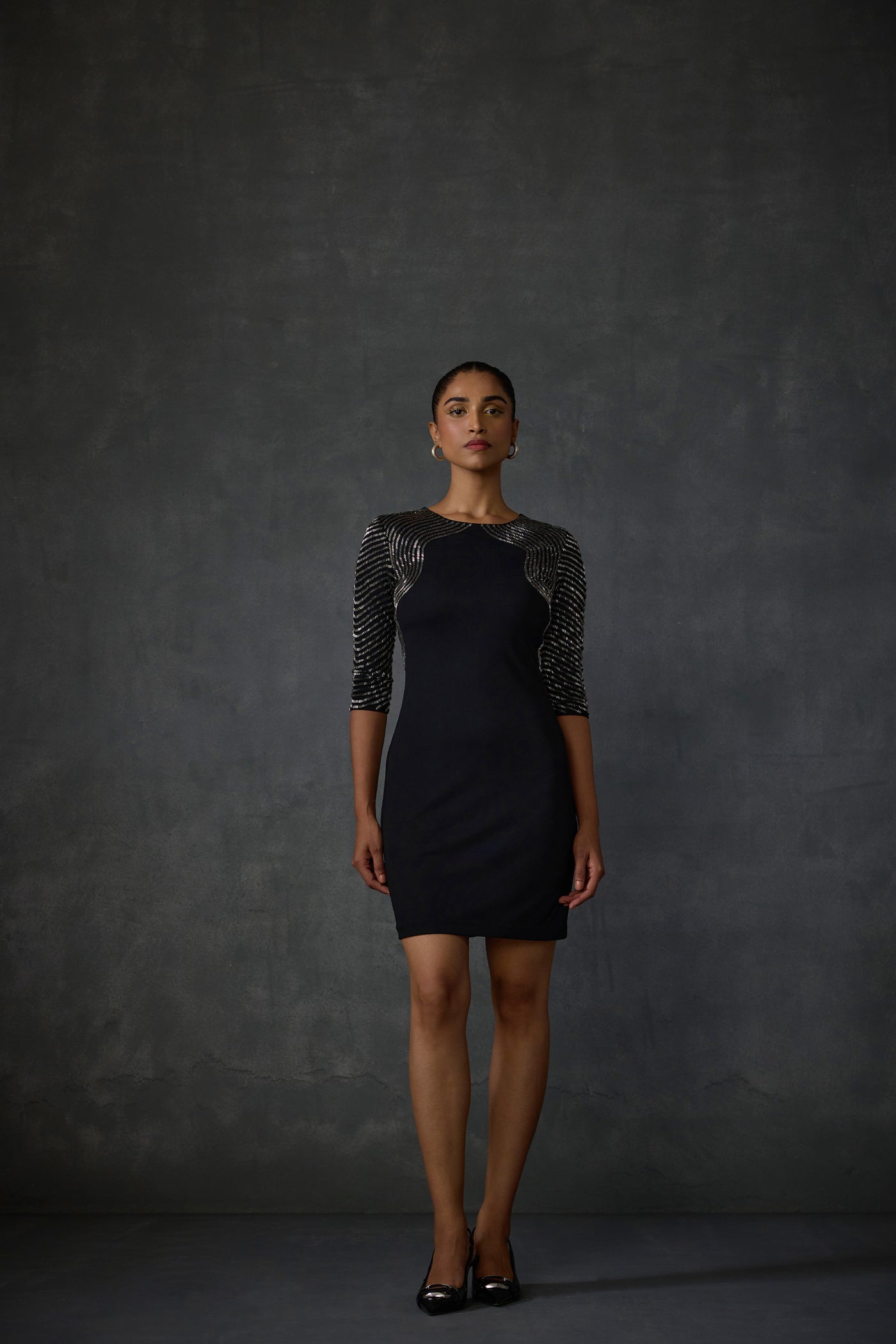 Namrata Joshipura Illumaris Shift Dress indian designer wear online shopping melange singapore