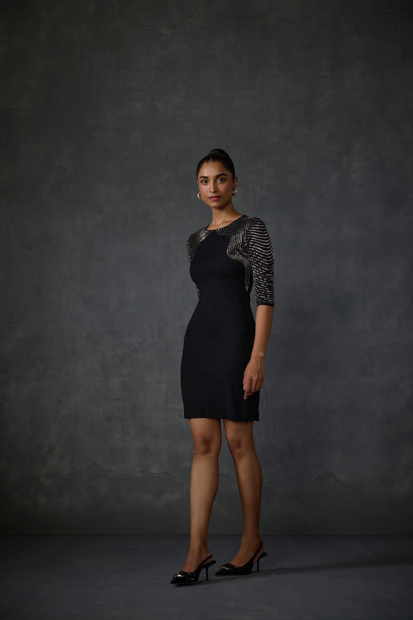 Namrata Joshipura Illumaris Shift Dress indian designer wear online shopping melange singapore
