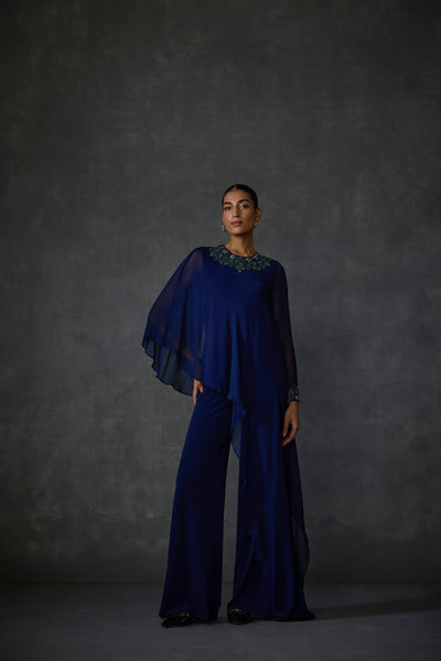 Namrata Joshipura Jewel Panel Jumpsuit indian designer wear online shopping melange singapore
