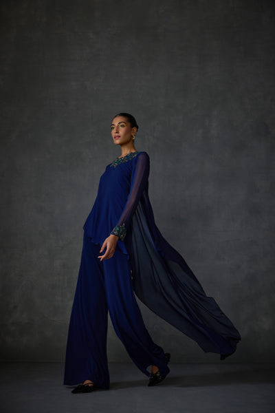 Namrata Joshipura Jewel Panel Jumpsuit indian designer wear online shopping melange singapore
