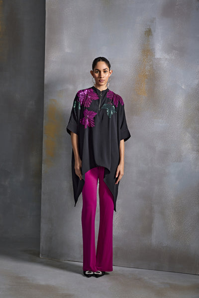 Namrata JoshipuraKatniss Asymmetric Tunic Indian designer wear online shopping melange singapore
