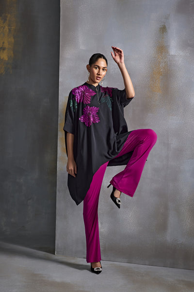 Namrata JoshipuraKatniss Asymmetric Tunic Indian designer wear online shopping melange singapore
