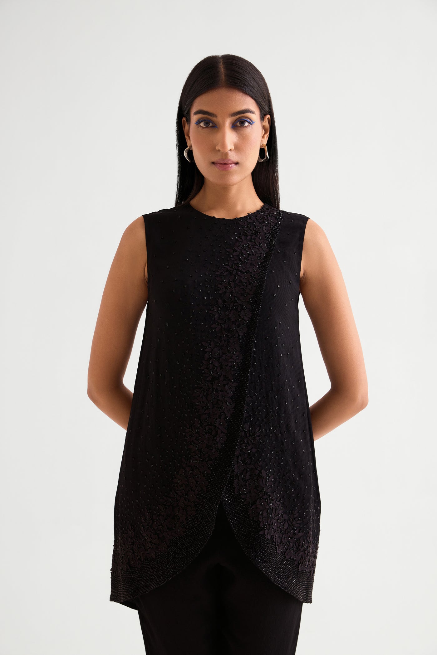 Namrata Joshipura Latice Grace Overlap Co-ord Set indian designer wear online shopping melange singapore