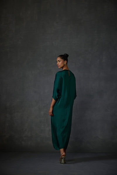 Namrata Joshipura Lattice Drawstring Dress indian designer wear online shopping melange singapore