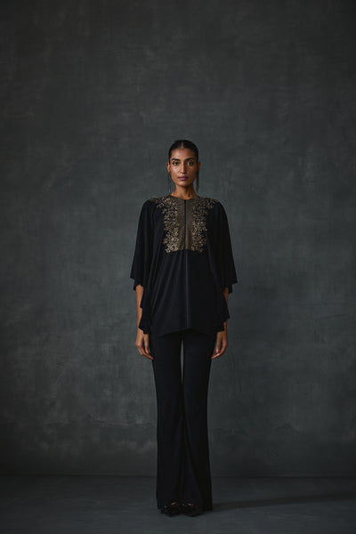 Namrata Joshipura Lattice Side Frill Co-ord Set indian designer wear online shopping melange singapore