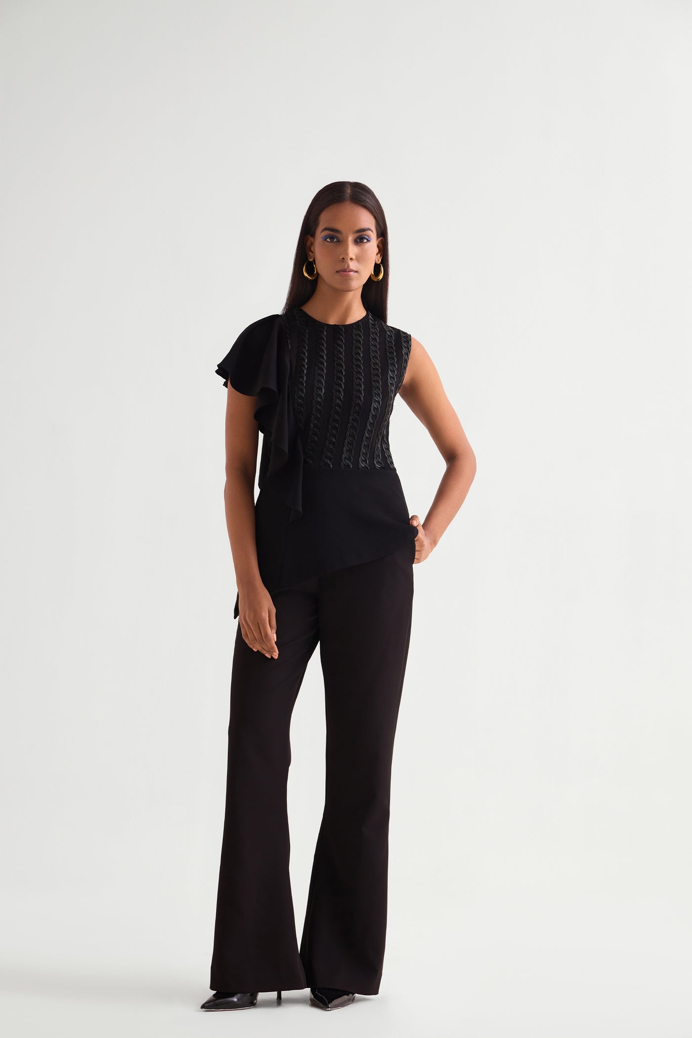Namrata Joshipura Link Peplum Co-ord Set indian designer wear online shopping melange singapore