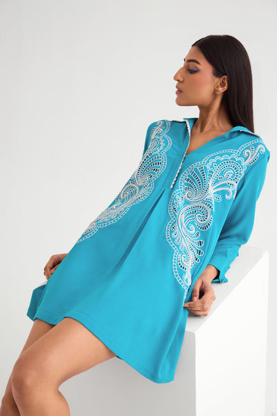 Namrata Joshipura Marina Boxy Dress indian designer wear online shopping melange singapore