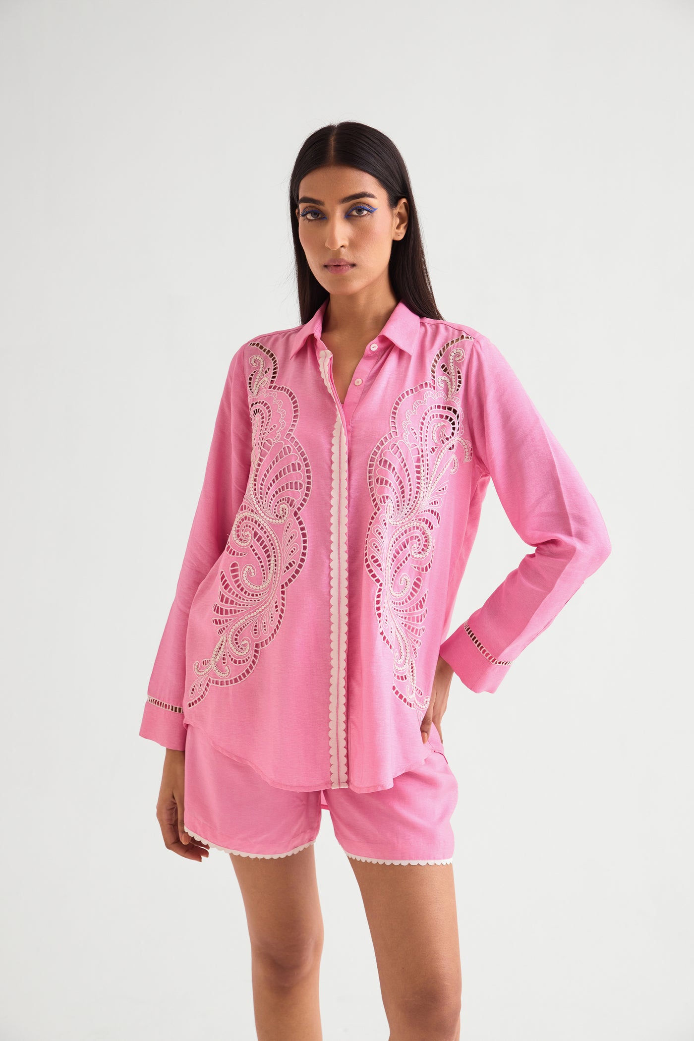 Namrata Joshipura Marina Classic Shirt indian designer wear online shopping melange singapore
