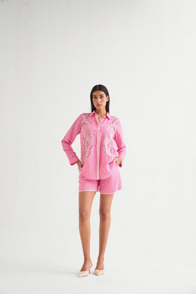 Namrata Joshipura Marina Classic Shirt indian designer wear online shopping melange singapore
