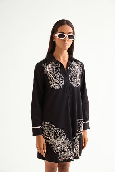 Namrata Joshipura Marina Shirt Dress indian designer wear online shopping melange singapore

