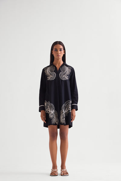 Namrata Joshipura Marina Shirt Dress indian designer wear online shopping melange singapore
