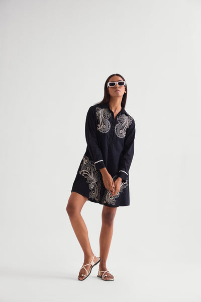 Namrata Joshipura Marina Shirt Dress indian designer wear online shopping melange singapore
