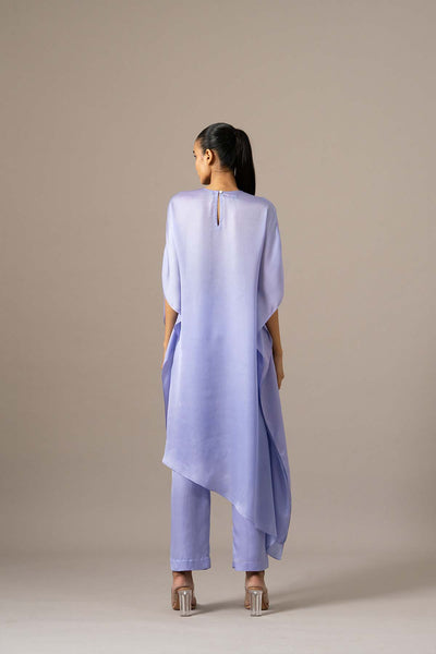 Namrata Joshipura Matrix Yoke Embroidered Kaftan Set indian designer wear online shopping melange singapore 
