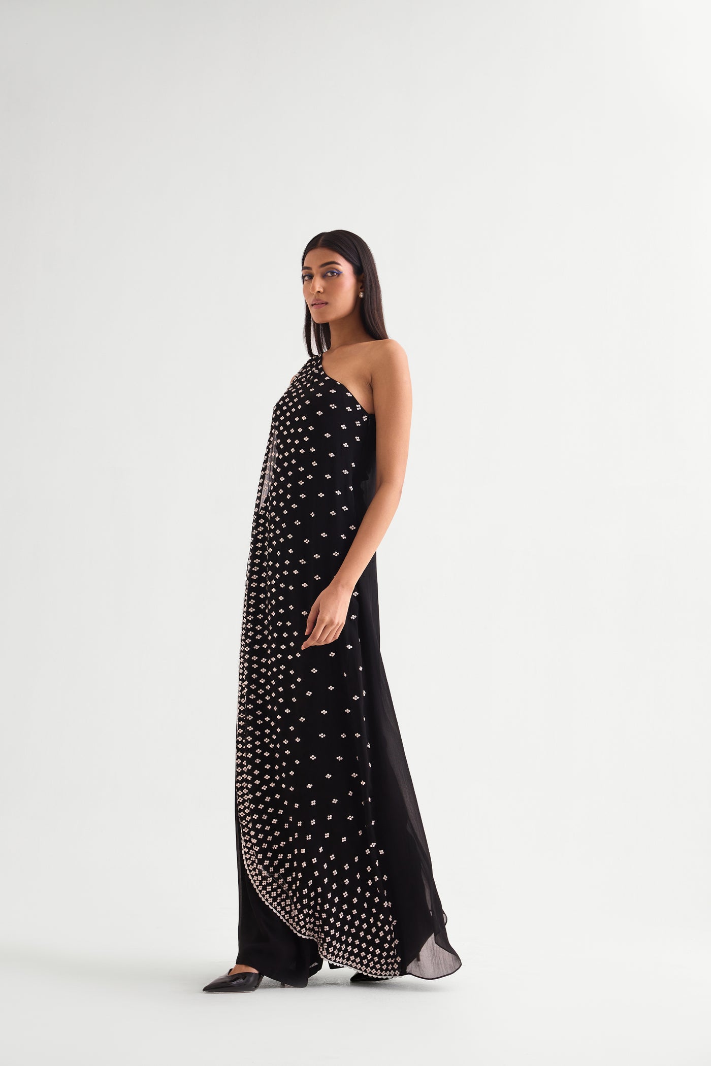 Namrata Joshipura Mila One Offshoulder Jumpsuit indian designer wear online shopping melange singapore