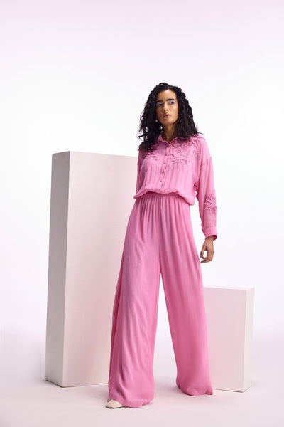 Namrata Joshipura Nigella Collar Jumpsuit indian designer wear online shopping melange singapore