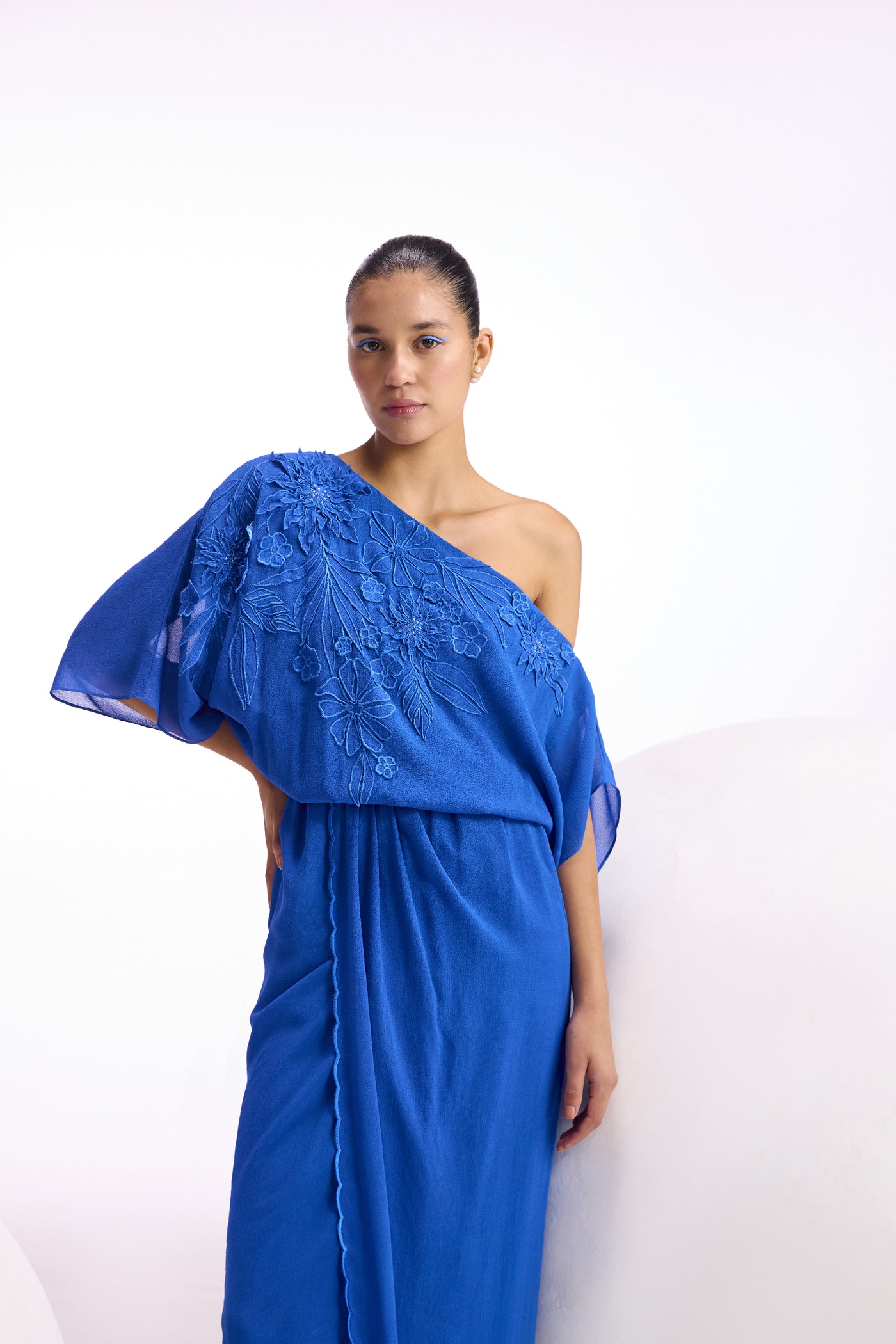 Namrata Joshipura Nigella Drop Shoulder Dress indian designer wear online shopping melange singapore