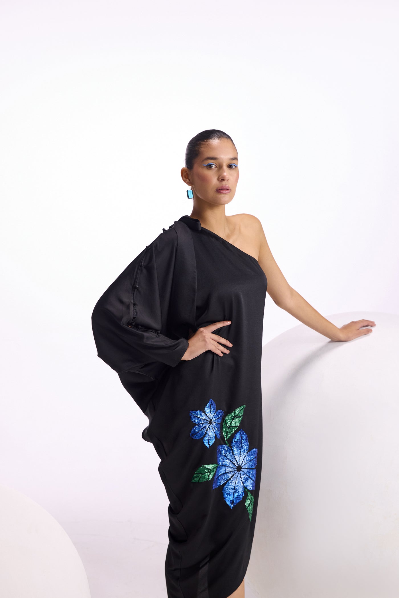 Namrata Joshipura Nova Drape Dress indian designer wear online shopping melange singapore