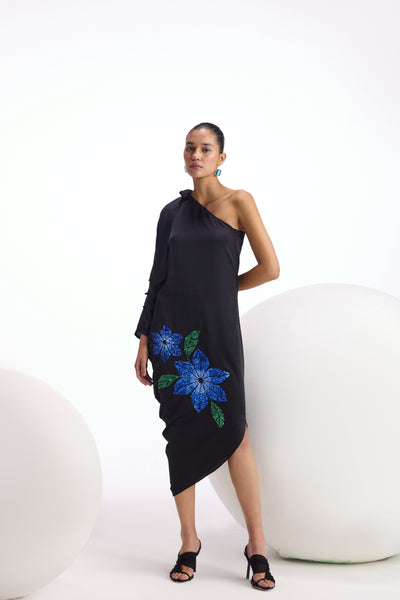 Namrata Joshipura Nova Drape Dress indian designer wear online shopping melange singapore