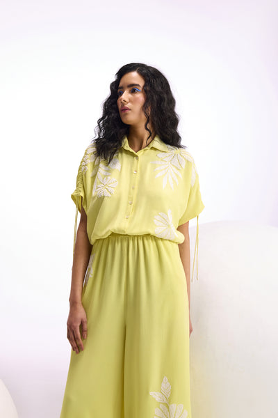 Namrata Joshipura Opal Drawstring Jumpsuit indian designer wear online shopping melange singapore