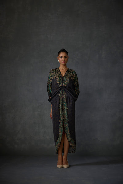 Namrata Joshipura Paisley Drawstring Dress indian designer wear online shopping melange singapore
