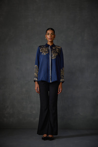 Namrata Joshipura Paisley Shirt indian designer wear online shopping melange singapore
