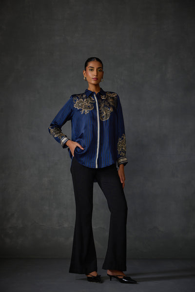 Namrata Joshipura Paisley Shirt indian designer wear online shopping melange singapore
