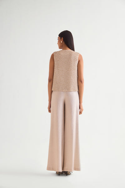 Namrata Joshipura Pearl Drops Jacket With Jumpsuit Set indian designer wear online shopping melange singapore