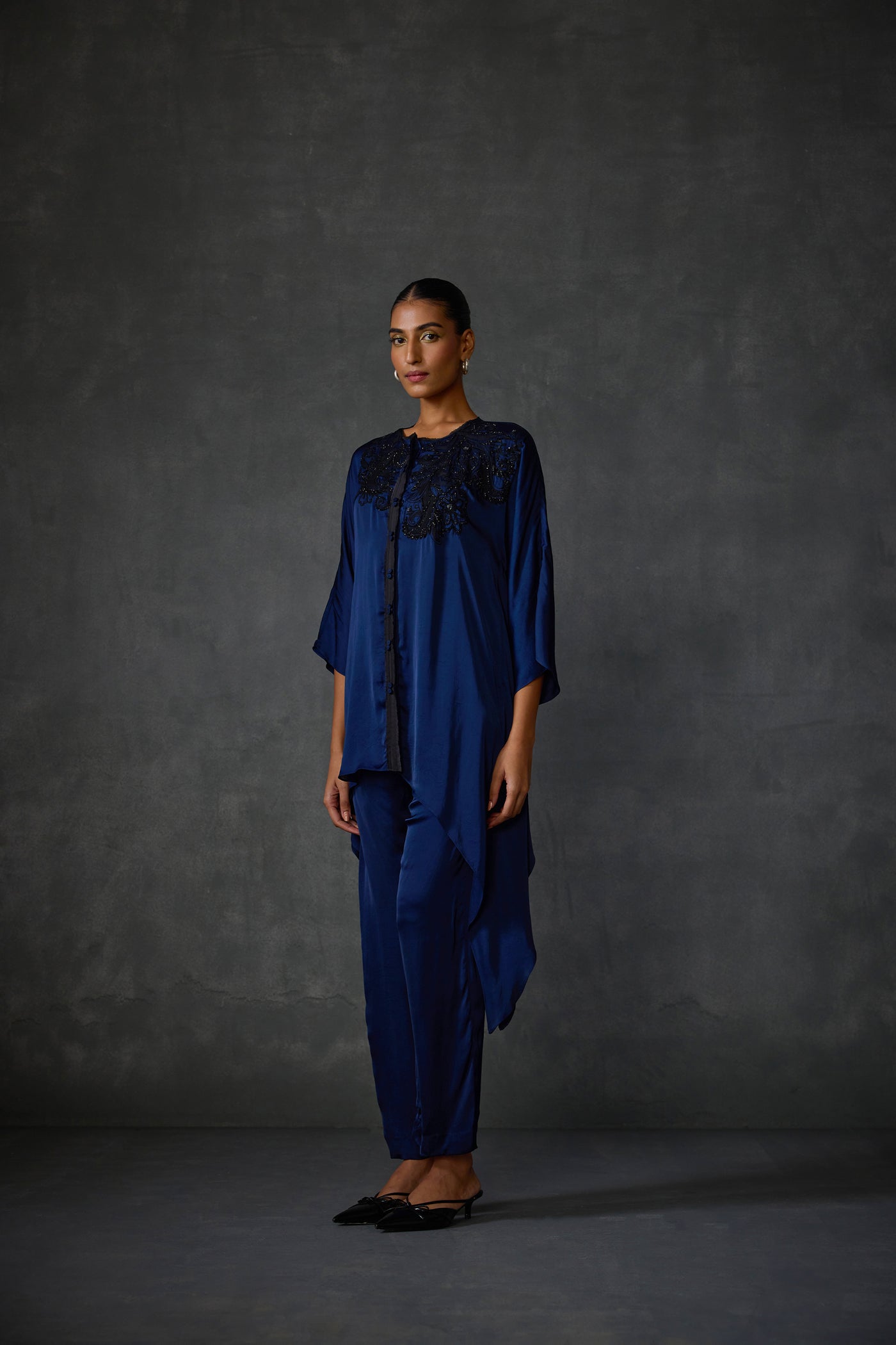 Namrata Joshipura Peizuli Asymmetric Co-ord Set indian designer wear online shopping melange singapore
