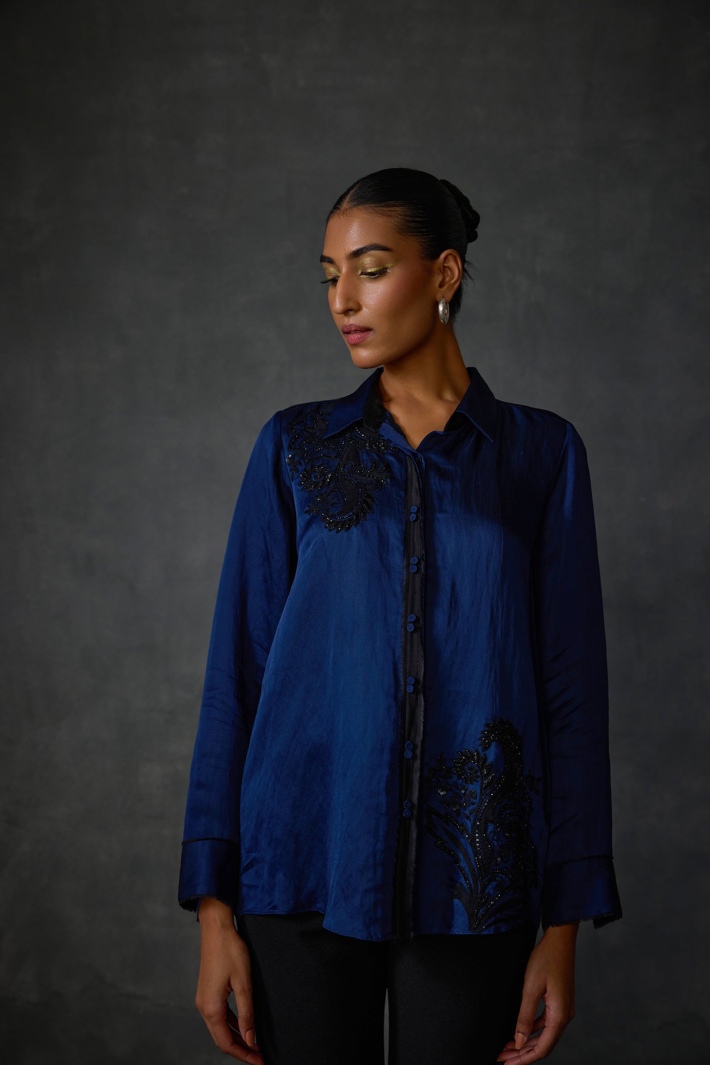 Namrata Joshipura Peizuli Shirt indian designer wear online shopping melange singapore