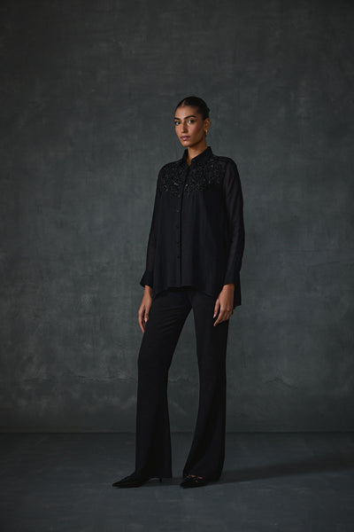 Namrata Joshipura Peizuli Stylized Shirt indian designer wear online shopping melange singapore