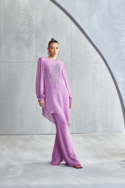 Namrata Joshipura Riverleaf Asymmetric Tunic Indian designer wear online shopping melange singapore