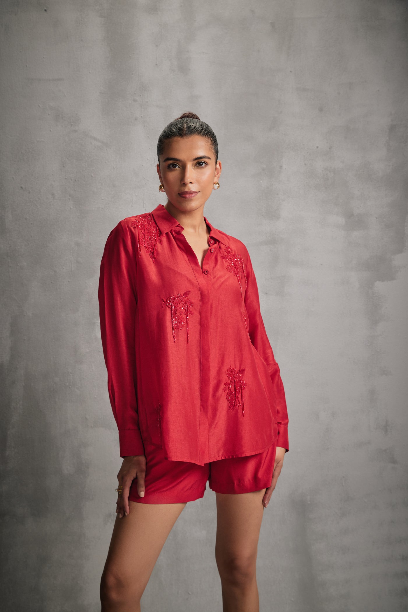 Namrata Joshipura Rosettes Classic Top indian designer wear online shopping melange singapore